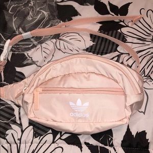 Pink adidas fanny pack